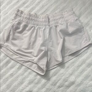 Women's White Athletic Shorts